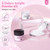 Acrylic Nail Kit for Beginners with Everything in Gift Makeup Bag Rose Pink