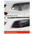 Naisec for Honda CRV 2023 2024 2025 2026 Accessories Exterior Sticker Rear Window Louvers Sporty Air Vent Window Glass Blinds Cover Trim 2 Pieces (Glossy Black)