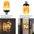 Yewclls 4 Modes Flickering Light Bulbs E26 Fire Bulb for Halloween Christmas Decorations Party Outdoor Indoor Home Decor (2pack)