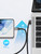 YACSEJAO 66W Right Angle USB A to C Cable, 6.6FT/2M