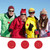 Down Jacket Patches Nylon Repair Tape Self-Adhesive Repair Patch | Pre-Cut, Waterproof Tear-Resistant Rip-Stop Nylon Fabric Patches to Fix Holes in Clothing, Sleeping Bags (36pcs, Red)