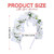Campsis First Communion Hair Accessories Flower Girl Headband for Wedding