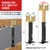 Roof Riser Brackets Kit for Patio Pergola
