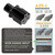 Nema 14-30P to 6-15R/6-20R Adapter Cord 30Amp Dryer Plug Male to Four-in-One T-Blade Female Adapter,14-30P 30 Amps 4-pin 250V to 20/15 Amps 250V 6-20R/6-15R Adapter Power Cord for EV STW 10 AWG