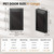 Aluminum XL Dog Door for Exterior Door, Heavy Duty Pet Door with 2 Flaps