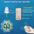 Slow Disco Ball Motor with Remote, 1-30 RPM Adjustable Speed Battery Operated Wind Spinner Motor, Spinning Mobile Rotating Wind Chime Motor Timing & Direction Setting for Party Christmas Ornament