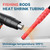 HOLED 1" X-Tube Heat Shrink Wrap Tubing Non Slip Fishing Rod Shrink Wrap Tubing for Repair Handle Cork Rod Grip Sports Equipment Waterproof Insulation Durable 3.3ft (Blown)