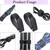 RV Awning Arm Safety Strap, Fixed Awning Straps, Black, 1" x 13.8"