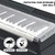 Zreephy Acrylic Dust Proof Protective Board Cover Lid Compatible For Roland FP-10 FP-10X FP-18 FP-18X Digital Pianos Keyboards, Use In Conjunction With The Wooden Furniture Stand