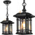 Dusk to Dawn Outdoor Pendant Lights for Porch,Easy Installation,Waterproof