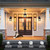 Dusk to Dawn Outdoor Pendant Lights for Porch,Easy Installation,Waterproof