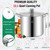 LEONICE Canning Supplies Starter Kit,Water Bath Canning Pot with Rack & Lid