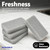BESSONLE 8 Pack Silicone Scrubbing Sponges, Heavy-Duty, Non-Scratch Kitchen Sponges - Reusable, Odor-Free, Perfect as Cleaning for Dishes, Non-Stick, Countertops (Grey)