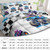 AILONEN 7-Piece Colorful Monster Truck Comforter Set Full Size,Featuring Cartoon Trucks Bedding Sets,Checkered Flag Bed in a Bag,Comforter & Fitted Sheet & Flat Sheet & 2 Pillowcases,2 Pillow Shams