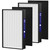 2 Pack A2 Replacement Filter for Filtrete Room A2 F2 Air Purifier