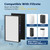 2 Pack A2 Replacement Filter for Filtrete Room A2 F2 Air Purifier