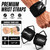 Wrist Cuffs for Cables Gym, Lifting Cuffs Wrist Straps for Cable Machines Strength Training Equipment (Black)