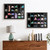 Adjustable Rock Display Case Wall Mounted, Crystal Collection Box with Shelves, Wooden Rock Collection Box for Kid and Collectibles