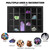 Adjustable Rock Display Case Wall Mounted, Crystal Collection Box with Shelves, Wooden Rock Collection Box for Kid and Collectibles