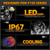 Yellow LED Bumper Fog Lights for 2006-2014 Ford F150, DOT Approved, Pair