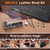 BUTUZE Leather Tools, Leather Crafting Kit with Leather Tool Rack