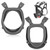 Joyfolk 2 Pcs Full Face Respirator Parts Compatible with 6800 6000 Series