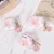 CameCosy Transparent Case for Airpods Pro/Pro 2 with Pink Lily Flower