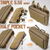 "Molle Admin Pouch of Kangaroo Style, Tactical Utility Tool Pouch with Mag/Zipper Color: Khaki"