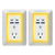 POWSAF Multi Plug Outlet Surge Protector - Summervibes - 3-Sided 5 Adapter-Spaced Outlets, 4 USB Ports (2 USB-C Fast Charging),Night Light, Etl-Certified Extender for Phones & Electronics Multifunctional Power Strip,Tower Usb Plug in Multiple