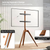 "Premium Wood Easel TV Stand, Adjustable TV Tripod Stand for 45-65 Inch LED LCD S Color: Walnut, Size: 45-65 Inch"