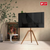 "Premium Wood Easel TV Stand, Adjustable TV Tripod Stand for 45-65 Inch LED LCD S Color: Walnut, Size: 45-65 Inch"
