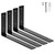 HEART ART Shelf Bracket 12 inch,L Brackets for Shelves 4 Pack