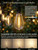 Konictom ST38 E12 LED Replacement Bulbs for Outdoor String Lights, 25 Pack 0.6W 120V Shatterproof Plastic Edison Bulbs, 2700K Warm White, 43LM IP65 Waterproof Dimmable Patio Light Bulbs