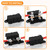 Joinfworld 3Pcs 175A MEGA Fuse, High Current Bolt Mount Automotive 175 Amp MEGA/AMG Fuse for Cars, Trucks, Construction Vehicles, Buses, Caravan Cars, Boats
