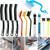 CRAFNEW 12Pcs Crevice Cleaning Brushes, Small Groove Gap Scrub Tools
