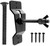 Wall Mount Spare Tire Carrier Mount for Trailer Spare Tire Mount for Utility Trailer Enclosed Trailer Accessories Spare Tire Holder, Wheel Bracket Rack for Enclosed Trailer(Black)