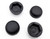 Wheelchair hub caps, Wheelchair Wheel Covers,Dust-Proof and Anti-Rust Cover,Compatible with Most 9Rib Rear Wheel wheelchairs, Transport Chair.STDS4S3603, STDS3J2421, Replacement Parts, (4ea, Black)