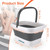 Collapsible Foot Soaking Tub, Foot Spa Bath Basin w/Acupressure Points