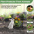 Plant Protectors from Animals, 3 Pack 13.5" Dia x 14" H Plant Protector from Animals, 9pcs Pre-Bent Metal Mesh to Keep Animals Out with Zip Ties & Stakes (3 Packs)