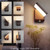 Coinmit Motion Sensor Outdoor Wall Light Bronze Exterior Porch Light