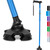 REHAND Walking Cane for Men & Women - Foldable, Adjustable, Lightweight, Self Standing Pivot Walking Cane, Soft Handle Grip, with Travel Bag, Walking Sticks for Seniors & Adults (Blue)