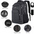 kadilong Laptop Backpack Men,School Backpacks for Student Teen Boys Bookbag College Computer Bag with USB Charging Port Fits 15.6 Inch Laptop and Notebook for Work Business Middle High School,Black