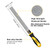TARIST 3-Piece Diamond File Set, 8-inch, Includes Flat/Half-Round/Round. For Sharpening Lawn Mower Blades, Garden Shears, Axe, Knife - Tool Sharpener for Metal, Tile, Ceramic, Glass, Stone and more