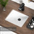 KARAMAG 14 Inch Undermount Bathroom Sink Small Bathrooom Sink with Overflow