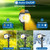 Peasur 12 Pack Solar Spot Lights Outdoor Waterproof, Landscape Spotlights