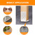 4x4 Post Base, 4Pcs Stainless Steel Adjustable Post Anchors Bracket