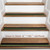 Dynta Anti Slip Traction Treads with Glow in Dark Stripe, 4" X 30", Stair Treads Non Slip Tape, 12 Pack, Waterproof, Skateboard Grip Tape, High Traction Friction, Abrasive Adhesive for Stairs