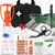 Snake Bite Kit, Bee Sting Kit, Ifak Refill Kit Supplies, Black Trauma kit Pouch Emergency First Aid Bleeding Control Ifak Kit, Venom Extractor Suction Pump, Bite and Sting First Aid Supplies (Black)