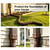7ft Long Gutter Downspout Extensions, Outer diameter 3" Downspout Extender for Rainwater Drainage, Flexible Drainage Pipe Suitable for 2"×3" and 3"×4" Downspout (Brown-1-Pack)