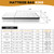 CHUPER 2 PK King/California King Mattress Bag for Moving Storage, Waterproof Plastic Mattress Cover & Mattress Bag for Disposal King Size